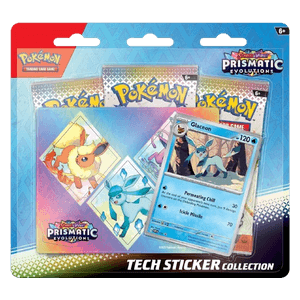 Pokemon - Evoluzioni Prismatiche: Glaceon Tech Sticker Collection